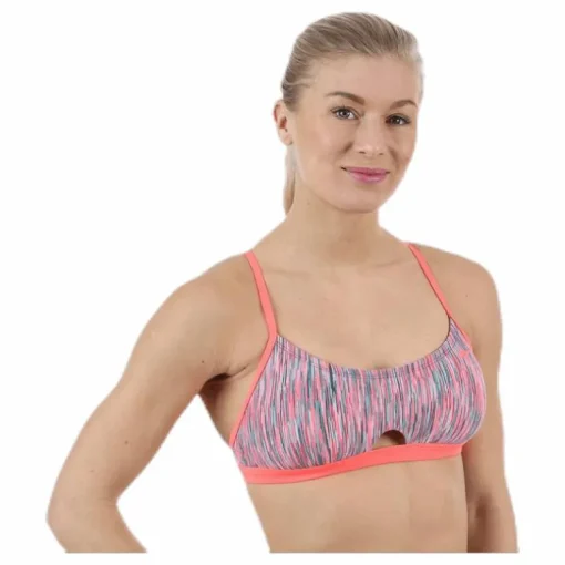 Keyhole Sport Top Blue