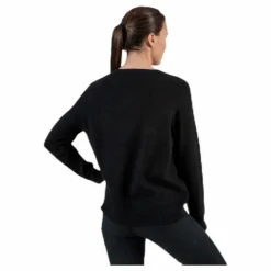 Lesly Kings L/S Pullover Knt Black