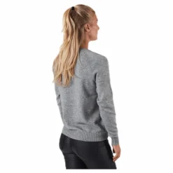 Lesly Kings L/S Pullover Knt Grey