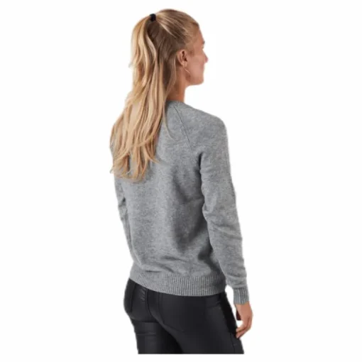 Lesly Kings L/S Pullover Knt Grey