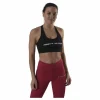 Light Intensity Graphic Bra Black