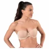 Light Lined Strapless Beige