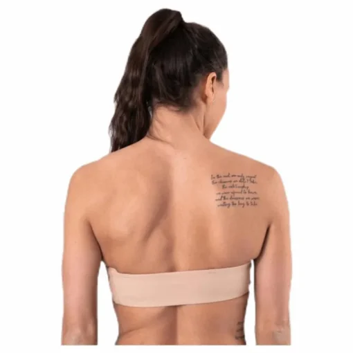 Light Lined Strapless Beige