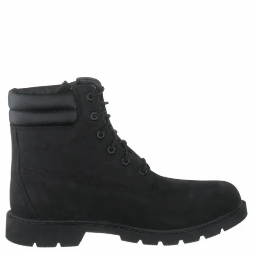 Linden Woods 6in Double Collar Jet Black