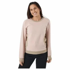 Linear Logo Sleeve Crew Cameo Rose