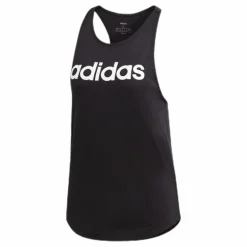 Linear Loose Tank White/Black