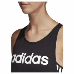 Linear Loose Tank White/Black