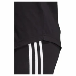 Linear Loose Tank White/Black