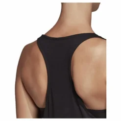 Linear Loose Tank White/Black