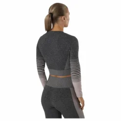 Lixy Ls Seamless Top Lounge Grey