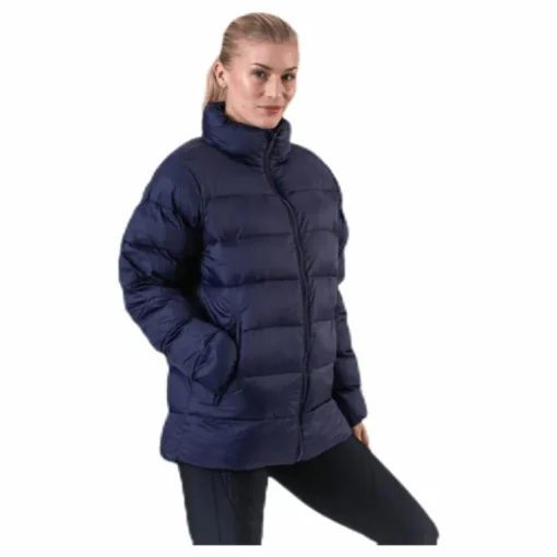 Logo Amby Padded Jacket Blue