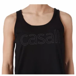 Logo Relaxed Tank Black