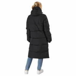 Long Hood Down Parka Black