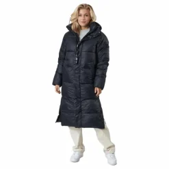 Loose Hood Coat Black
