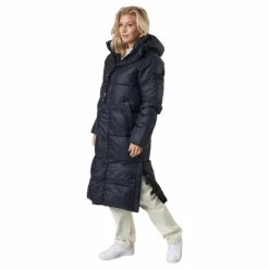 Loose Hood Coat Black