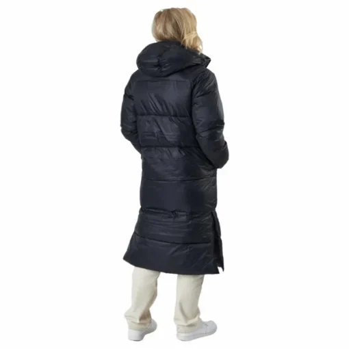 Loose Hood Coat Black