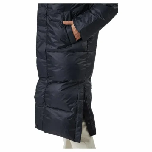 Loose Hood Coat Black