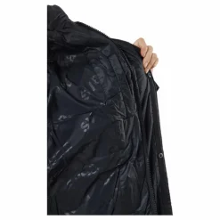 Loose Hood Coat Black