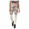 Lotus High Waist Tights White/Grey