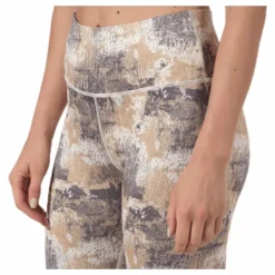 Lotus High Waist Tights White/Grey