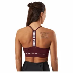 Low Impact Puma Strong Strappy Aubergine