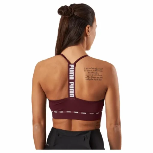Low Impact Puma Strong Strappy Aubergine