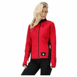 Lumberjane Fleece Jacket Red