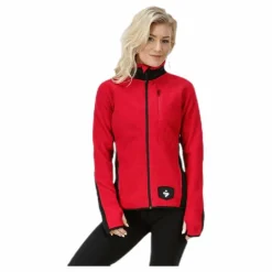 Lumberjane Fleece Jacket Red