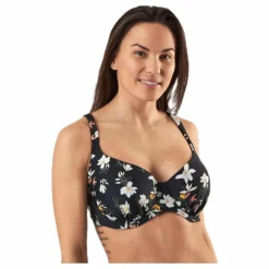 Malaga Padded Wire Bra Black