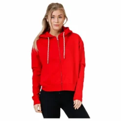 Malaga Zip Hood Red