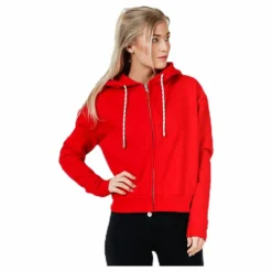 Malaga Zip Hood Red
