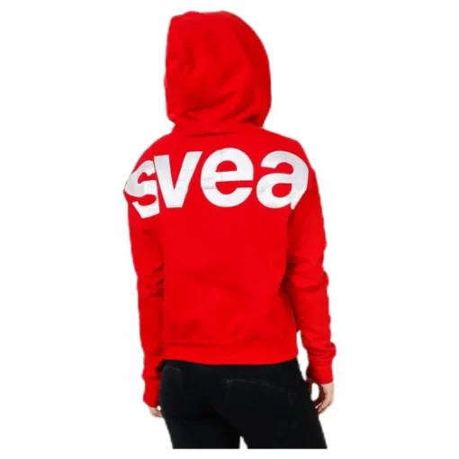 Malaga Zip Hood Red