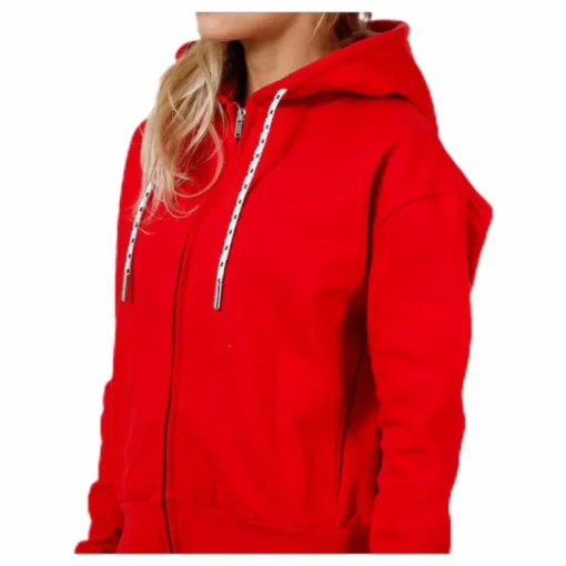 Malaga Zip Hood Red