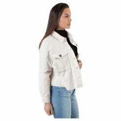 Marina Crop Jacket Grey