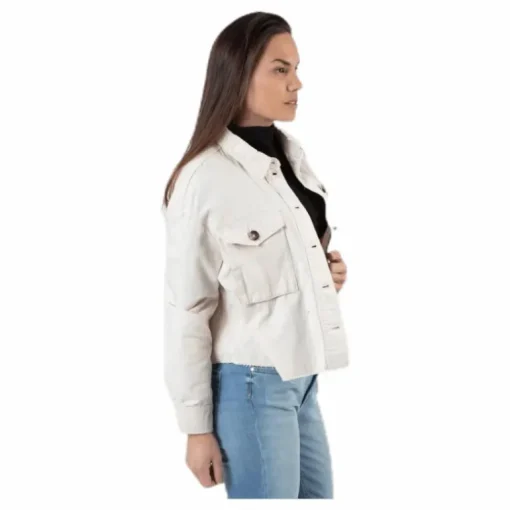 Marina Crop Jacket Grey