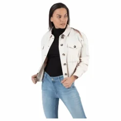 Marina Crop Jacket Grey