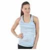 Mesh It Up Layer Tank Blue/Patterned