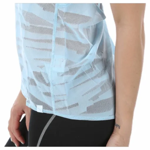 Mesh It Up Layer Tank Blue/Patterned
