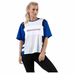 Mesh Tee Logo Blue