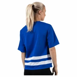 Mesh Tee Logo Blue