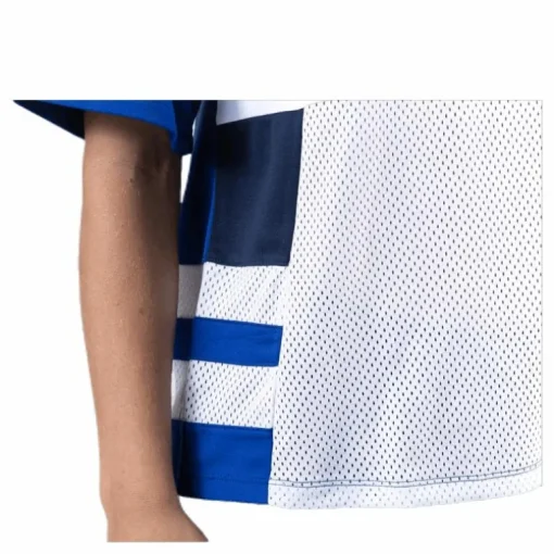 Mesh Tee Logo Blue