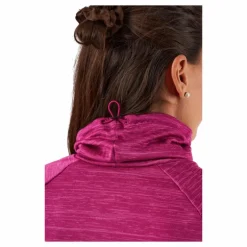 Mid Layer Run Easy Warm Festival Fuchsia Melange
