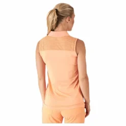 Miko Sleeveless Poloshirt Orange