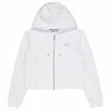 Mini Stud Lg F/zip H White