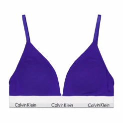 Modern Cotton Lght Lined Trian Blue