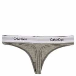 Modern Cotton Thong Grey