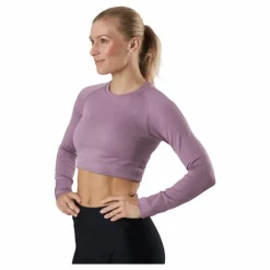 Molly Seamless Ls Crop Top Lilac