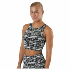 Myt Cotton Crop Tank Black