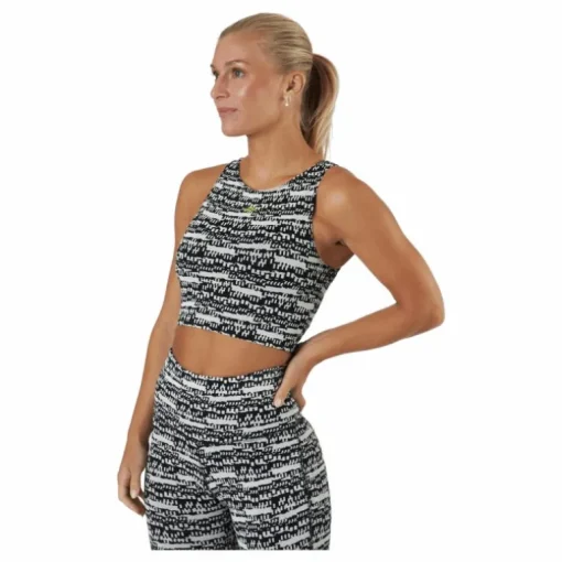 Myt Cotton Crop Tank Black
