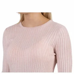Natalia L/S Rib Pullover Knt Red